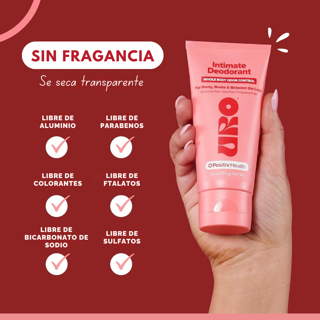 URO Desodorante Intimo En Crema