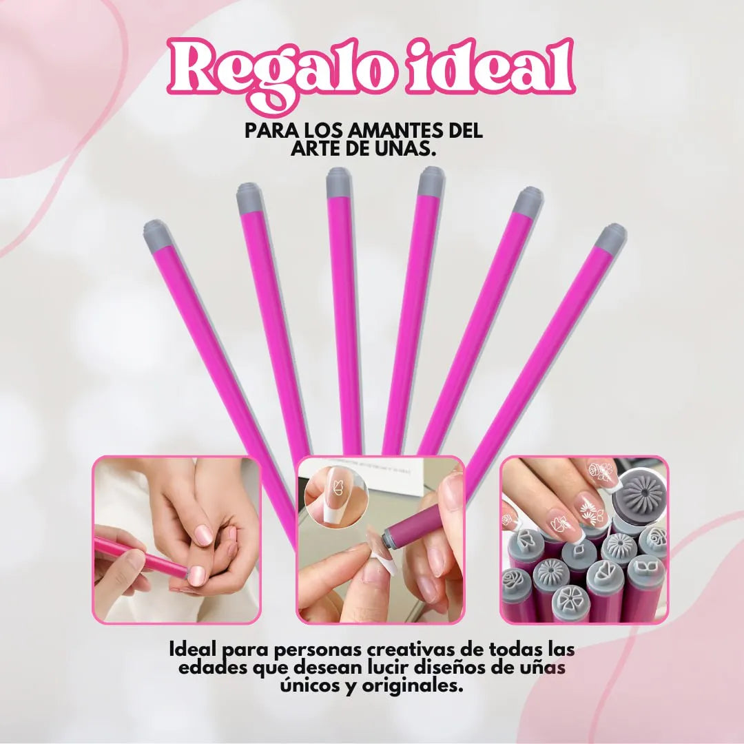 Set de estampadores para uñas