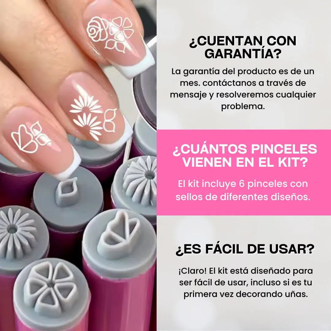 Set de estampadores para uñas